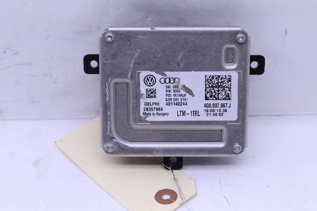2014 Audi A7 Xenon Headlight Ballast Module - 4G0907697J OEM