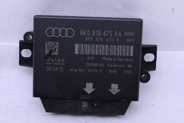 2009-2012 Audi Q5 Parking Assist Distance Control Module 8K0919475AA OEM