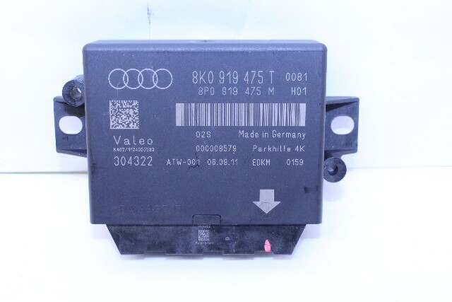 2011 2012 Audi A4 A5 S4 S5 Driver Park Assist Distance Control Module - 8K0919475T OEM