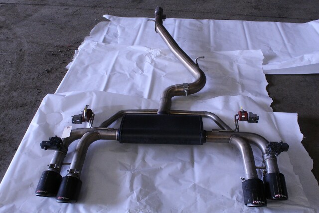 2015 2016 2017 2018 2019 2020 Audi S3 AFE Exhaust Muffler Carbon Tips OEM