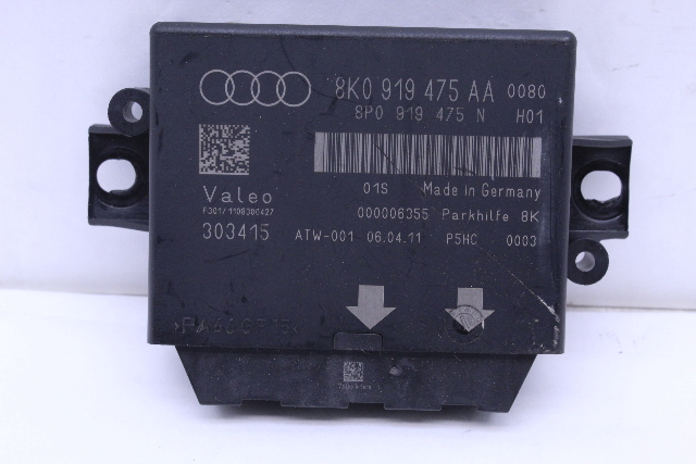 2009-2012 Audi Q5 Parking Assist Distance Control Module 8K0919475AA OEM