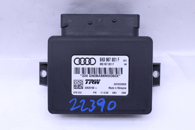 2009 Audi A4 Emergency Parking Brake Control Module 8K0907801F OEM