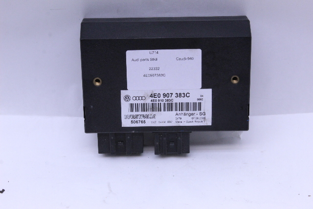 2007-2015 Audi Q7 Tow Towing Trailer Detection Module OEM