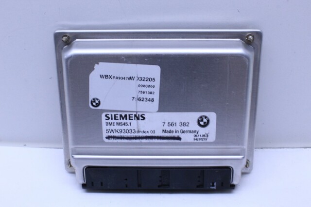 2006 BMW X3 M54 Engine Computer Module ECU ECM DME 12147562348 OEM