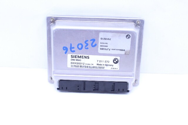 2001-2003 BMW 330i E46 M54 Engine Computer Module ECU ECM DME OEM