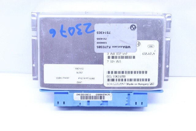 2001 BMW 325i 330ci Transmission Control Module Tcu Tcm - 24607514265 OEM