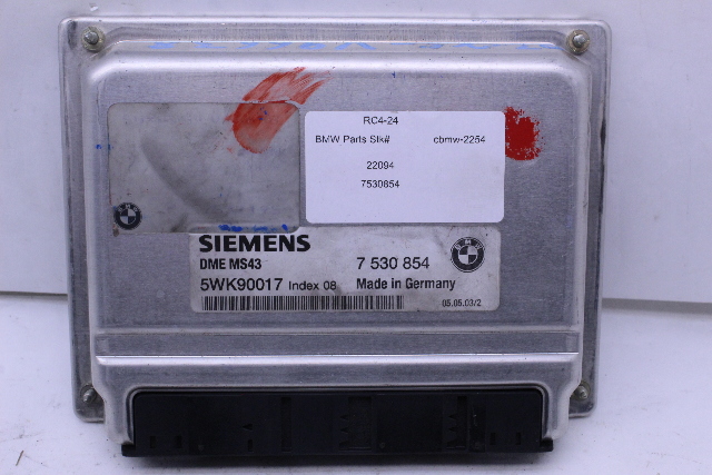 2003 BMW X5 Engine Computer Module ECU ECM DME OEM