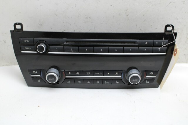 2009 BMW 750i Audio Climate Temperature Control Panel OEM