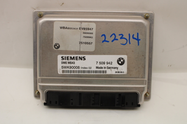 2001 BMW 330i Engine Computer Module ECU ECM DME OEM