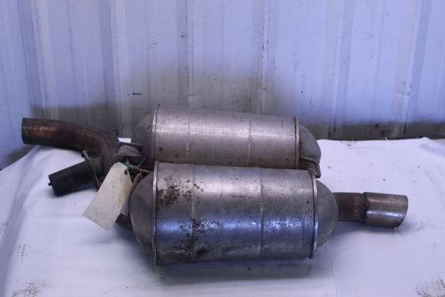 1999 2000 2001 2002 2003 BMW 540i E39 Wagon Rear Exhaust Muffler OEM