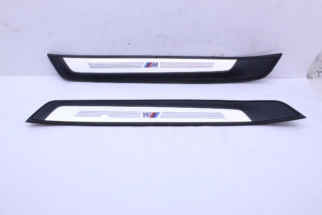 2012 2013 2014 BMW X1 "M" Front Door Sill Pair Right Left - 51477318567 OEM