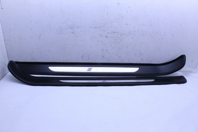 2008-2013 BMW M3 Door Sill Plate Molding Right Left Pair - 51477900751 OEM