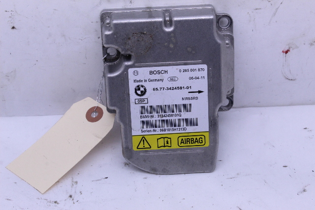 BMW X3 E83 Airbag Computer 65773424581 OEM