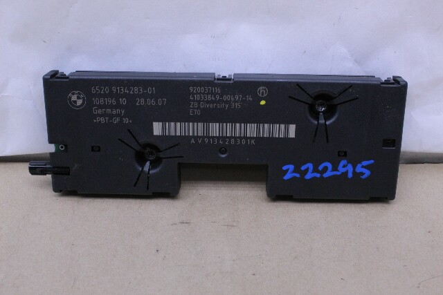 2007-2008 BMW X5 Diversity Antenna Amplifier Module 65209134283 OEM