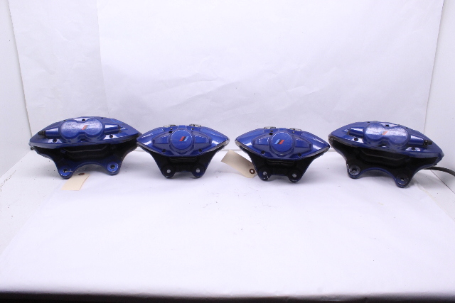 2015-2020 BMW M2 M3 M4 Brembo Brake Caliper Set Front Rear Blue OEM