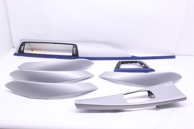 2014 2015 2016 BMW 328i GT Aluminum Dash Trim Door Panel Console Set OEM