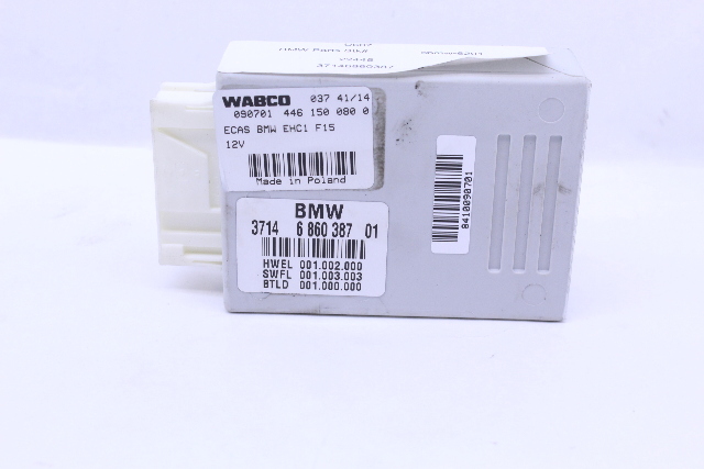 2014-2018 BMW X5 Air Suspension Control Module 37146860387 OEM