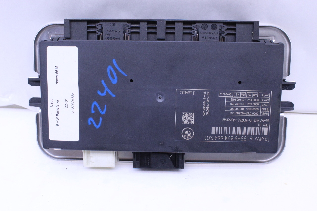 BMW 528i 535i 550i 640i 650i 750i X3 Footwell Light Control Module OEM