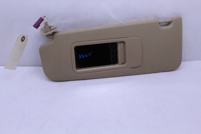 2006-2013 BMW 325Xi 328i 330i 335i X1 Beige Left Sun Shade Visor OEM