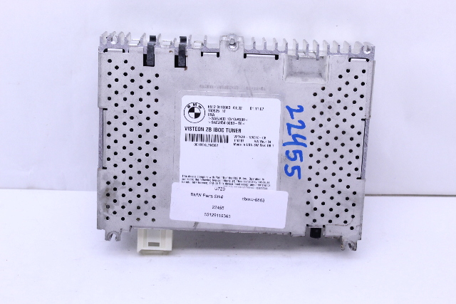 2007 BMW 530i Radio Stereo Tuner Receiver Module IBOC 65129119363 OEM
