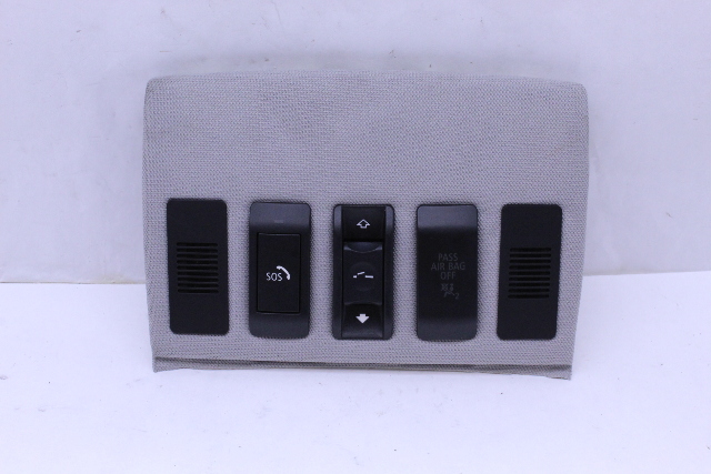 BMW 525i 528i 530i 535i 545i 550i M5 Headliner Sunroof Switch Trim Cover OEM