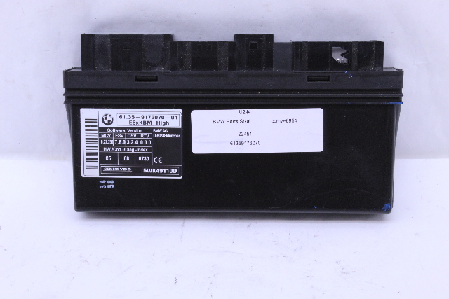2008 2009 2010 BMW 535ix E61 Body Control Module BCM - 61359176070 OEM