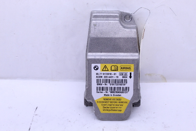 2008-2010 BMW 528i 535i 550i M5 E60 Crash Diagnostic Diagnostic Control Module - 65779172018 OEM