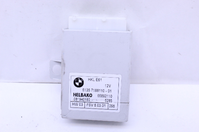 BMW 530i 545i 745i 750i E66 Tailgate Trunk Lid Module 61357188110 OEM