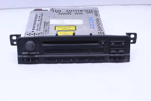 2004 BMW 325i 330i AM FM Radio Business CD Player - 65126941505 OEM
