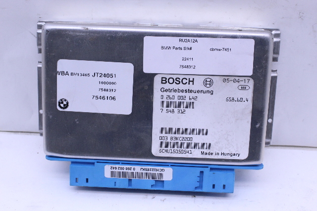 2005 BMW 325i Transmission Control Module TCU TCM OEM