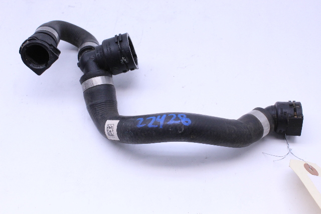 2018 BMW 430I B46 Radiator Coolant Expansion Tank Water Hose - 17128616531 OEM