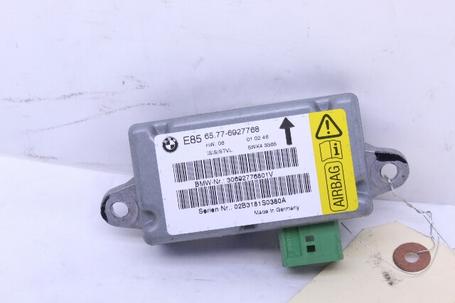 2003 BMW Z4 Srs Door Bag Control Module Sensor Left - 65776927768 OEM