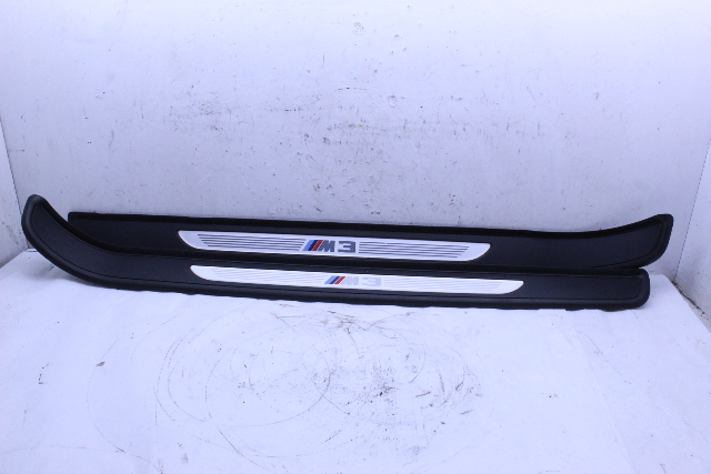 2008-2013 BMW M3 Door Sill Plate Molding Right Left Pair OEM
