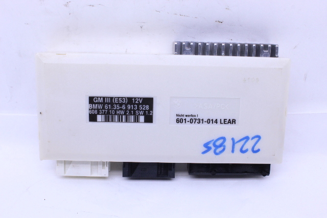 2001 BMW X5 General Basic Body Control Module BCM OEM