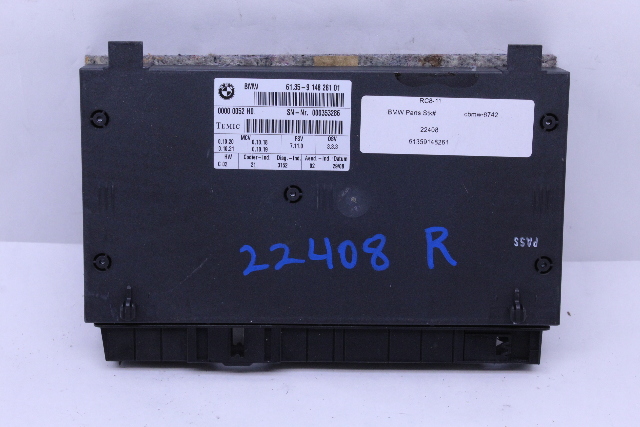 2008-2010 BMW 528i 535i 550i M5 Power Seat Memory Control Module - 61359148261 OEM