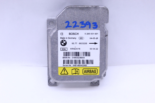 2004 BMW 330i SRS Diagnostic Control Module 65776933238 OEM