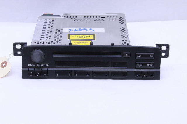 2004 BMW 325i 330i AM FM Radio Business CD Player - 65126941505 OEM