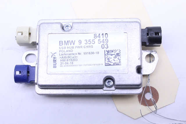 2019 BMW Alpina B7 G12 Usb Multimedia Hub Control Module - 84109355549 OEM