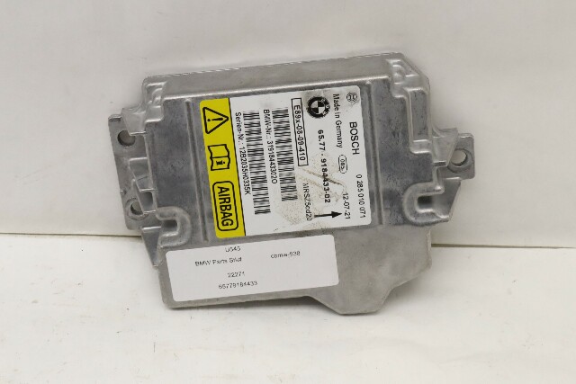 2011 2012 2013 BMW 128I 135I 328I 335I M3 Srs Bag Diagnostic Control Module - 65779184433 OEM