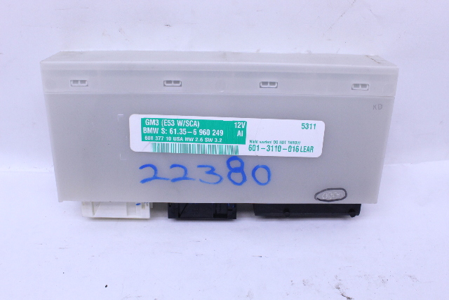 2006 BMW X5 Body Control Module BCM - 61356960249 OEM