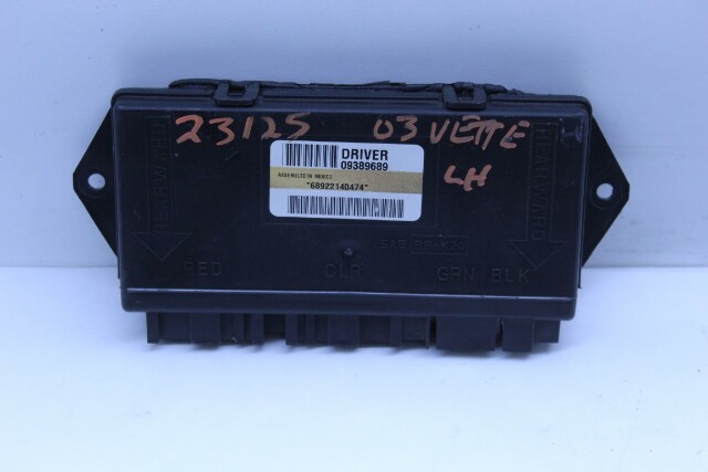 2000-2004 Chevrolet Corvette C5 2DR Coupe Theft Locking Door Control OEM