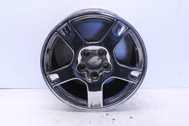 1997-1999 Chevrolet Corvette Wheel 18 X 9.5 Rim 5 Spoke Chrome NOTE OEM