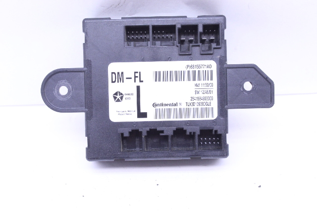 2013 Dodge Charger Front Door Control Module Left - 68155771AD OEM