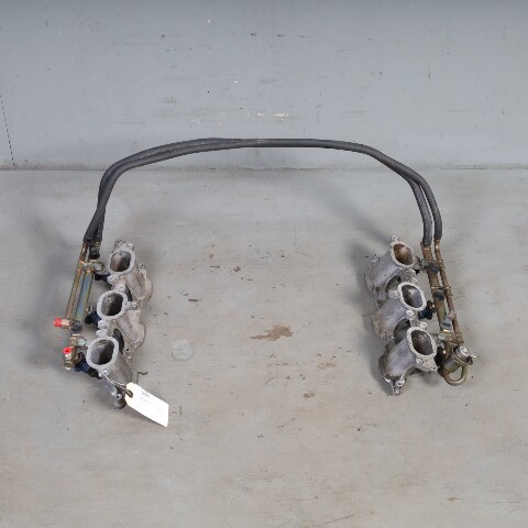 1999-2001 Porsche 911 996 3.4 Fuel Rail Inectors Intake Plenum OEM 9961101017R