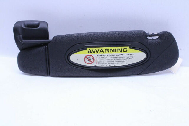 1999-2005 Porsche 911 996 Convertible Left Driver Sun Visor Black OEM