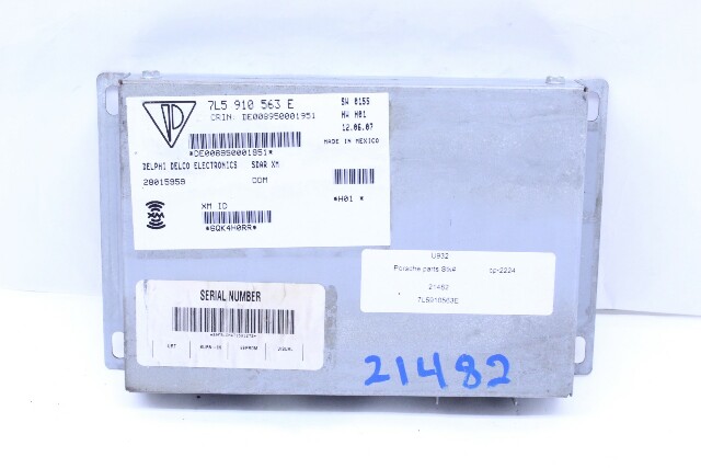 2005-2010 Porsche Cayenne XM Satellite Radio Receiver Module 7L5910563E OEM