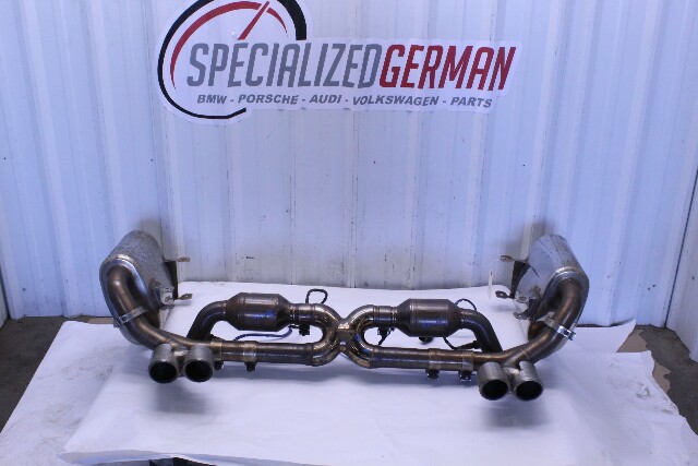 2005-2008 Porsche 911 997 FABSPEED Sport Exhaust Muffler X-Pipe OEM