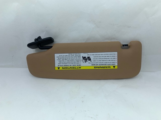 2012-2019 Porsche 911 991 Coupe Right Sun Shade Visor Beige OEM