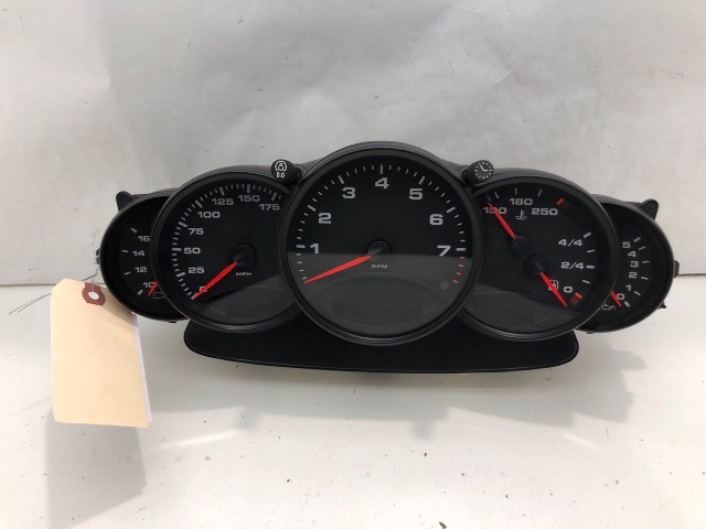 1999 Porsche 911 996 Speedometer Instrument Cluster Black Face OEM