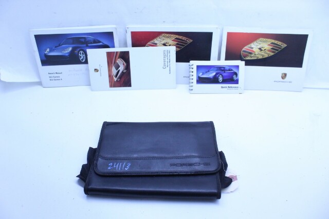 2001 Porsche 911 996 Owners Manual and Case OEM
